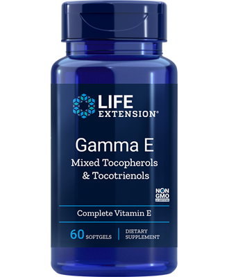 Gamma E Mixed Tocopherols & Tocotrienols 60 caps