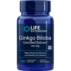 Ginkgo Biloba Certified Extract™ 365 caps