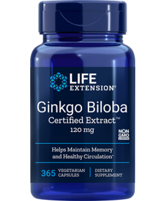 Ginkgo Biloba Certified Extract™ 365 caps