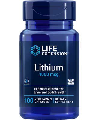 Lithium 1000 mcg, 100 capsules