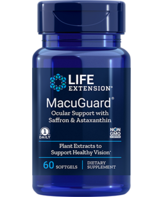 MacuGuard® Ocular Support with Saffron & Astaxanthin 60 caps