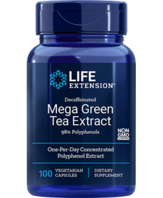 Decaffeinated Mega Green Tea Extract 100 caps