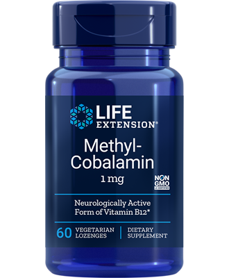 Vitamin B12 Methylcobalamin 1 mg, 60 vegetarian lozenges