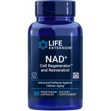 NAD+ Cell Regenerator™ and Resveratrol 300 mg, 30 vegetarian capsules